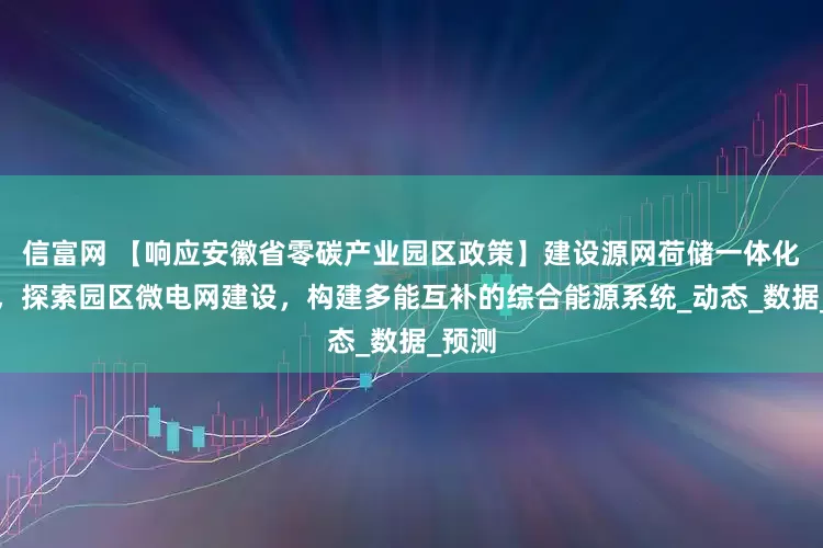 信富网 【响应安徽省零碳产业园区政策】建设源网荷储一体化项目，探索园区微电网建设，构建多能互补的综合能源系统_动态_数据_预测